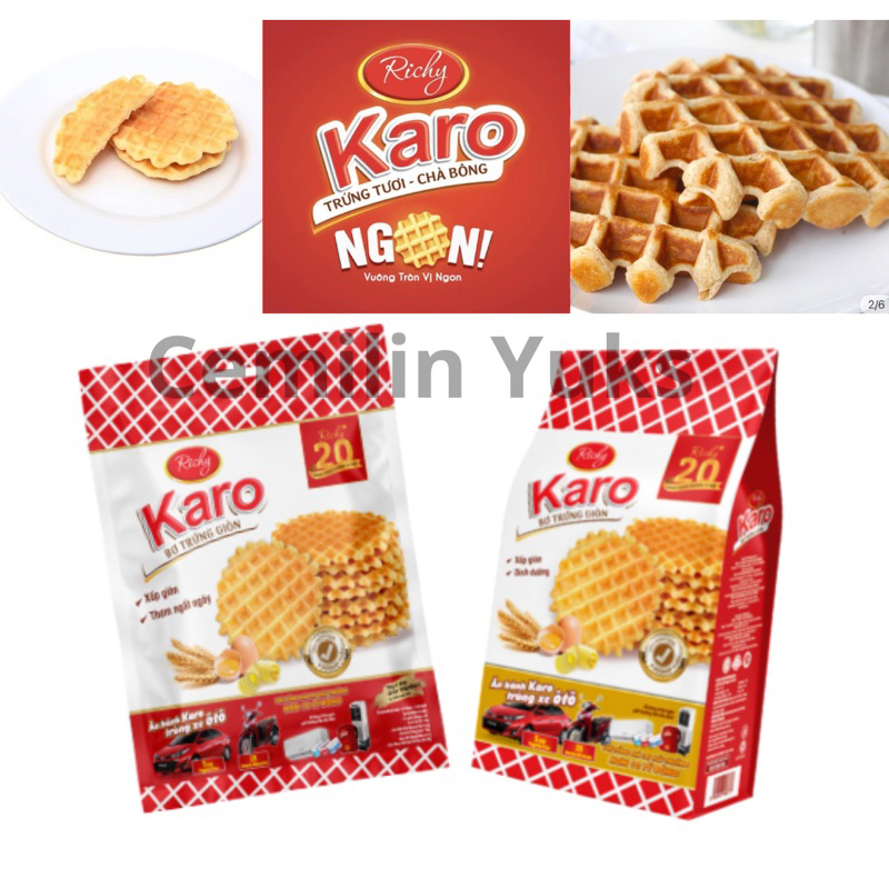 Richy Karo Waffle Richy Karo Crispy Butter Waffle 150270g Shopee