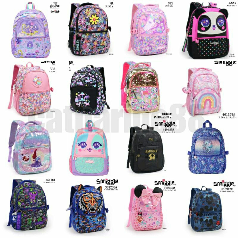 Smiggle Backpack Senior Elementary School Kindergarten Junior Senior ...