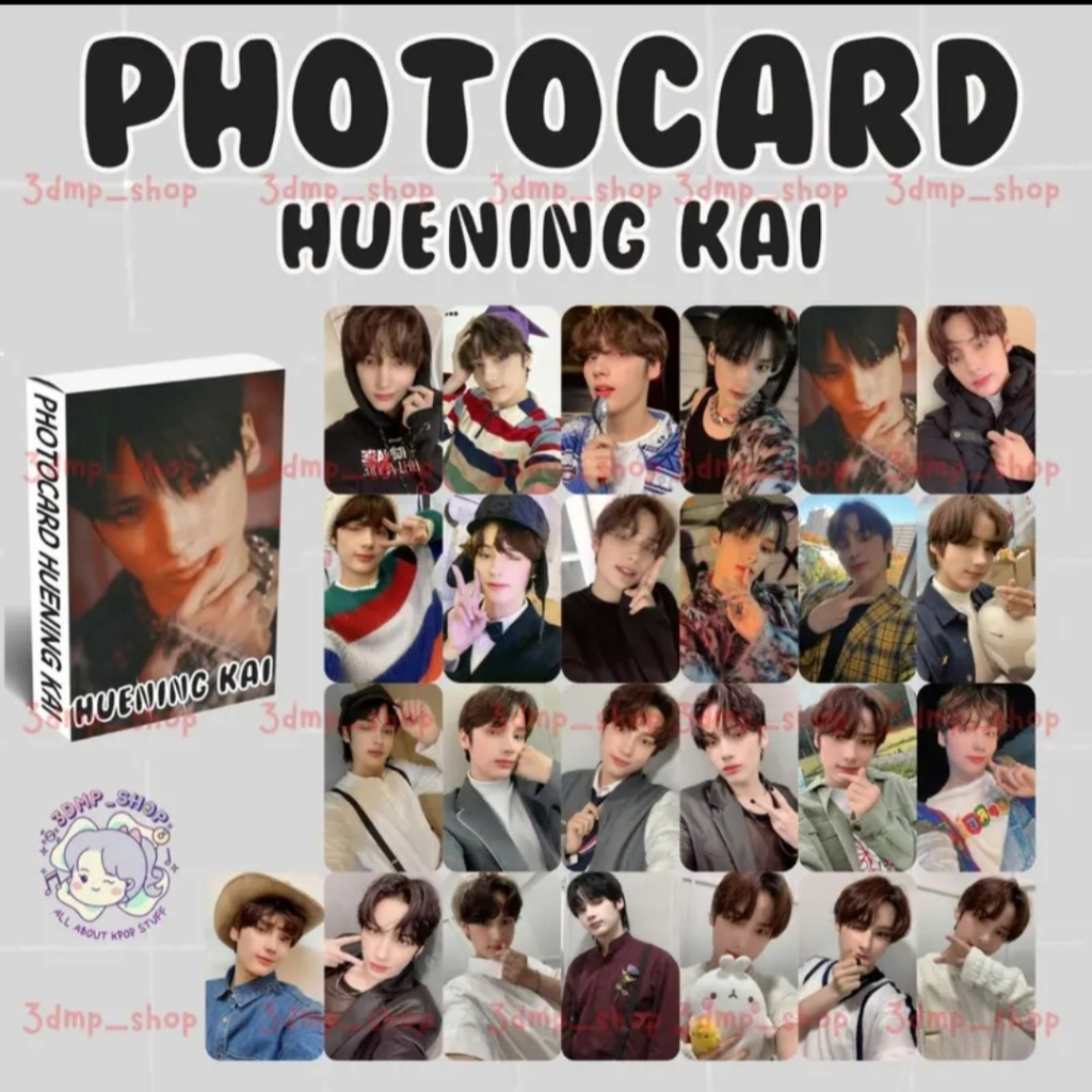 [25 Sheets] photocard lomo photo card TXT Soobin Taehyun Huening Kai ...