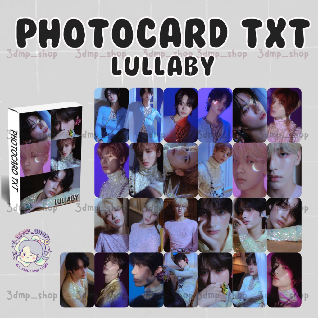 25 Sheets] photocard lomo photo card TXT Soobin Taehyung Kai