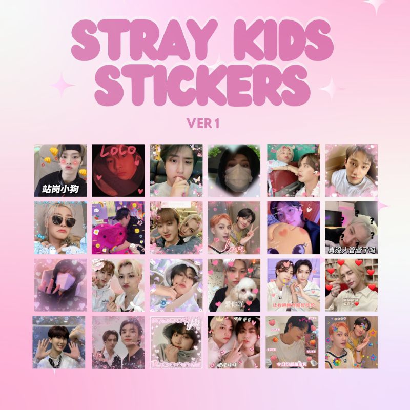 [90 PCS] STRAY KIDS LOVE MAIL STICKER SKZ FREBIESS STICKER DECO KPOP ...