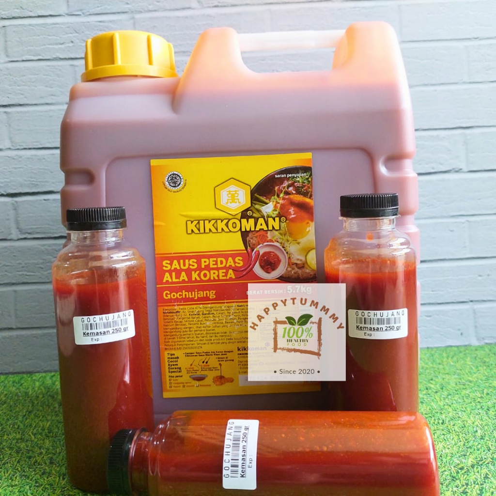 Hpt Gochujang Halal Kikkoman 250gr Korean Spicy Chili Paste Sauce