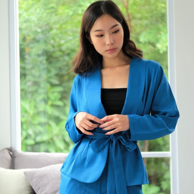 Michael's Collection - One Set Blazer Butterfly and Pants Miso - Gambar 4