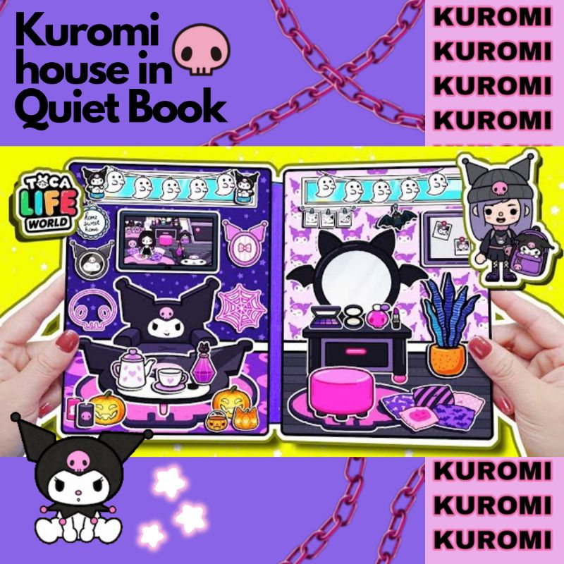 Toca BOCA KUROMI PAPER DOLL QUIET BOOK KUROMI VIRAL | Shopee Singapore