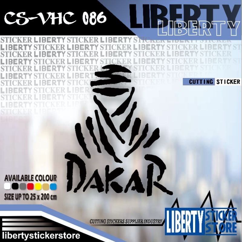 Dakar cutting sticker Dakar cutting Sticker Cutting sticker dakar