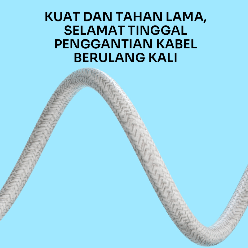 Robot Kabel Type C To Lightning Fast Charging 1.2M - Gambar 3
