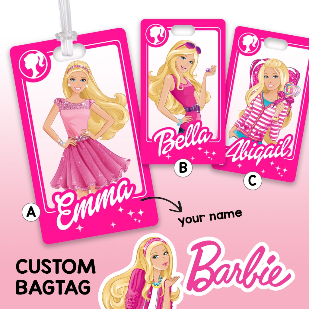 Barbie bag tag sale