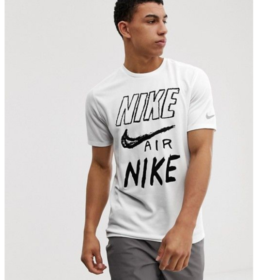 Nike air clearance logo t shirt