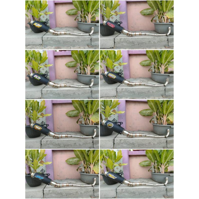 HITAM Dos exhaust fantera DPJ tlr KJS rms pekajaman CTS drag black ...