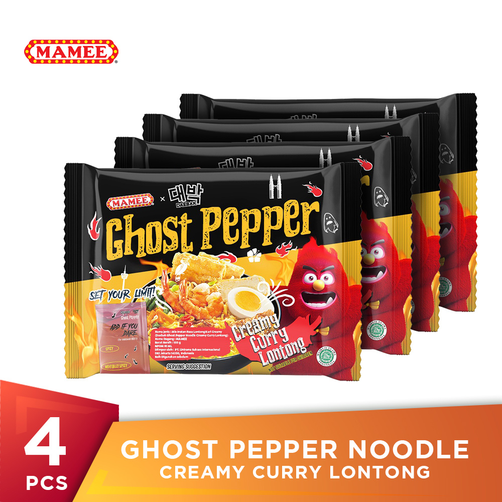Ghost Pepper Noodles Creamy Curry Lontong (Special Edition) 4pcs