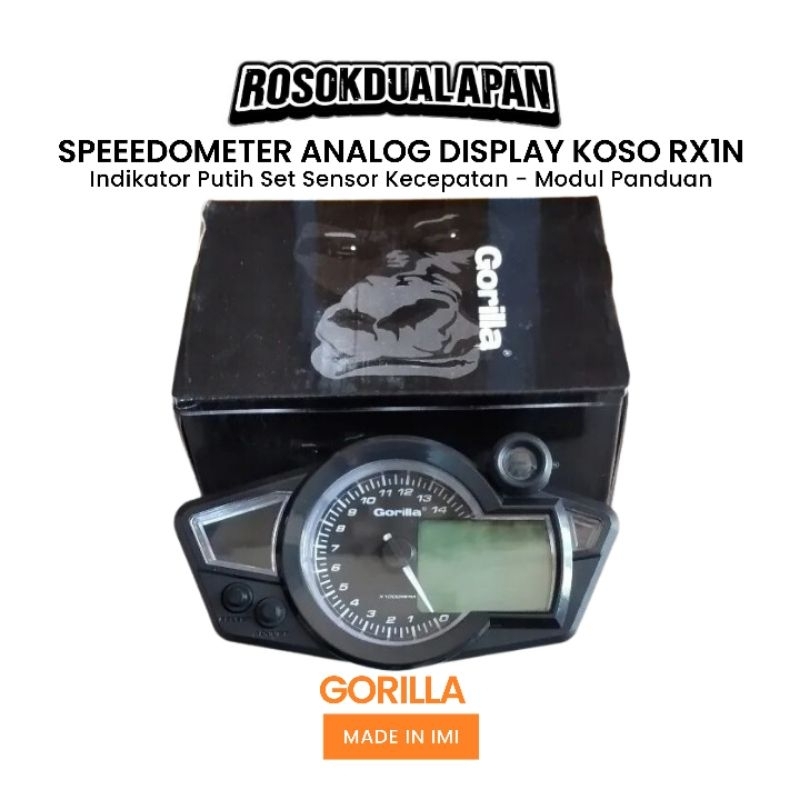 REPLIKA Speedometer Spido Replica Koso RX1N New Indicator Set Socket