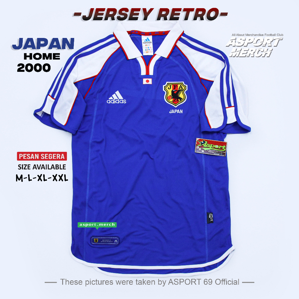 Jersey JAPAN VINTAGE HOME 2000s SOCCER JERSEY JAPAN HOME 2000s Shopee