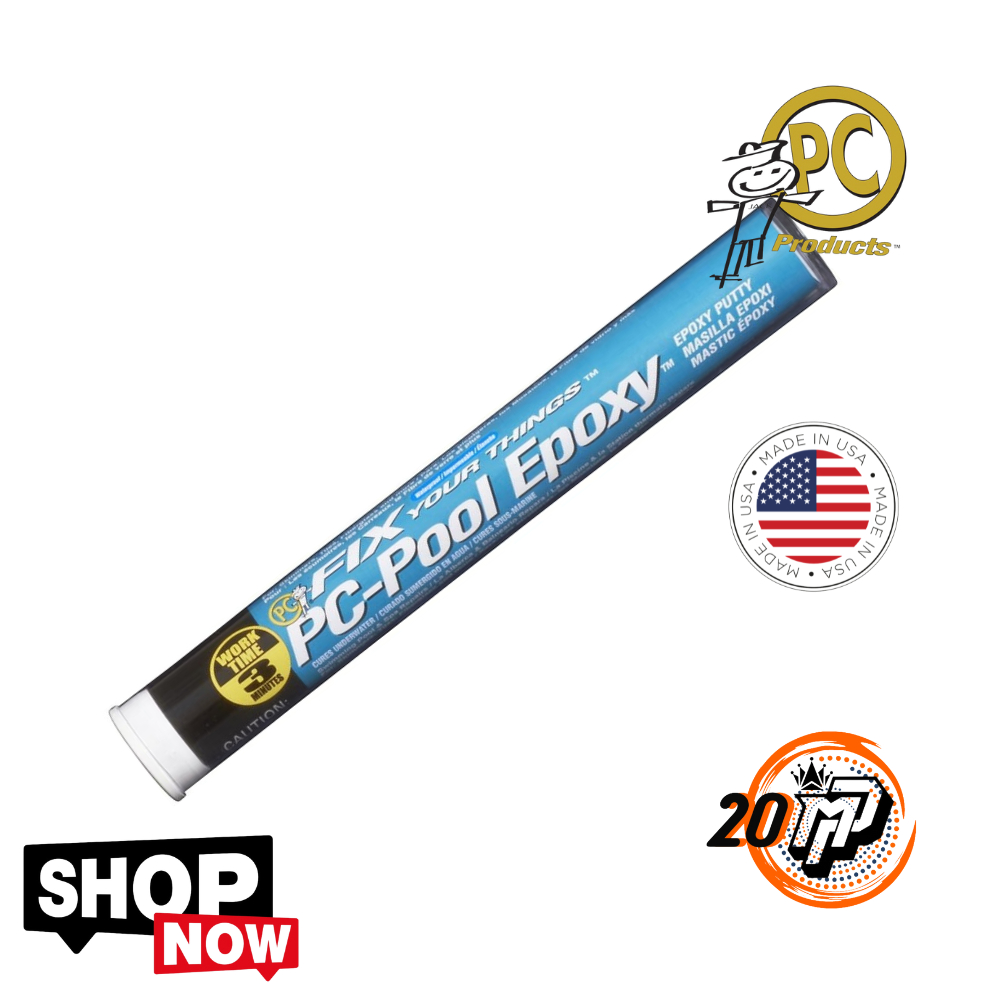 Pc Pool Epoxy Glue Special Swimming Pool POOL WHITE EPOXY PC PUTTY 4 OZ ...