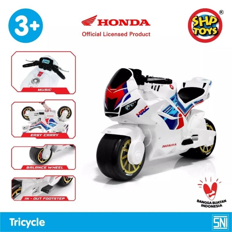 Balance Bike Anak Honda CBR 600RR Sporty Design - Gambar 3