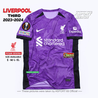Nike Liverpool Third Shirt 2023 2024 Adults - Purple
