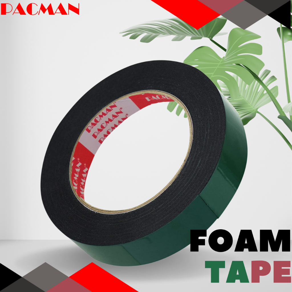 1inch double foam Pacman original 100 Best Quality Insulation foam Duct Tape Shopee Singapore