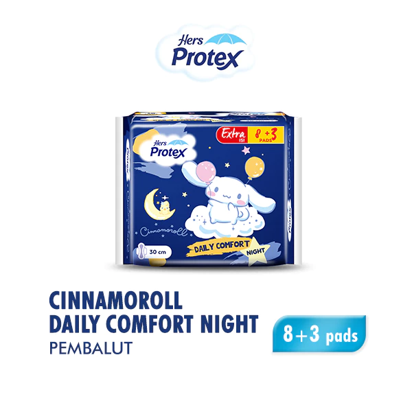 Hers Protex Daily Comfort NIGHT bag 8+3