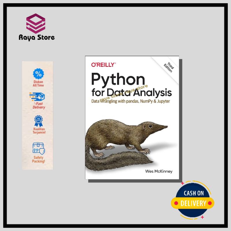 [Hard Cover] Python For Data Analysis Third Edition by Wen McKinney ...