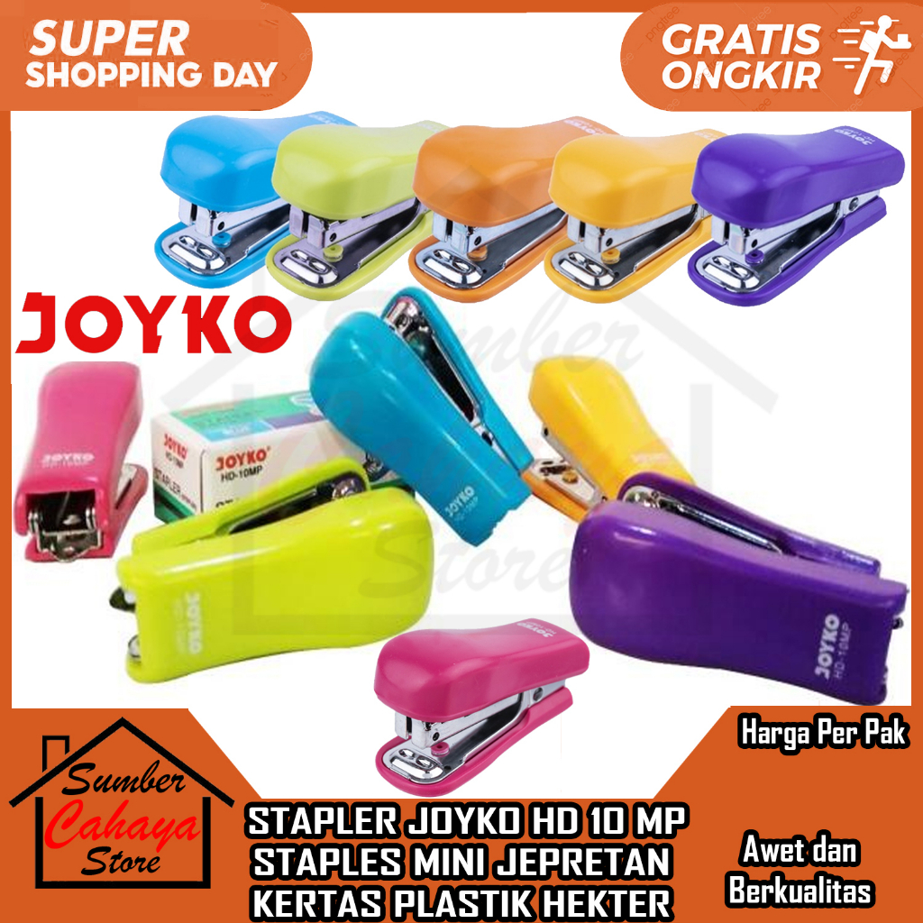 Small MINI HD STAPLER STAPLER 10MP PER Pack HEKTER Color STEPLER