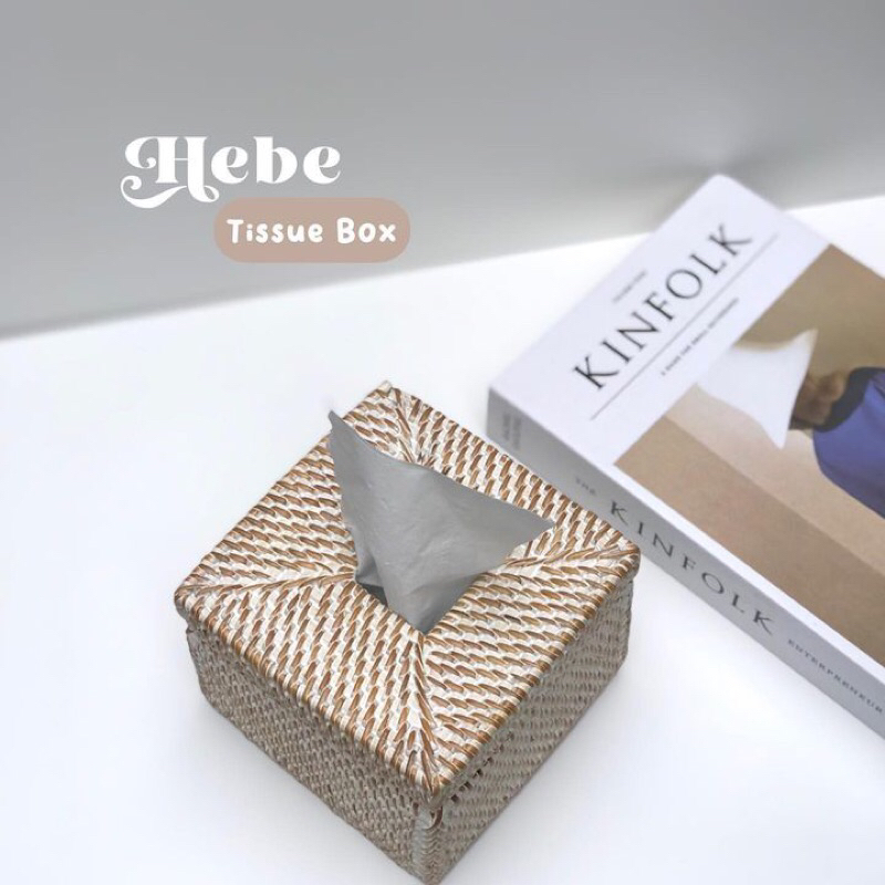 Authentic Lombok | Hebe Rattan Tissue Box | Original Lombok Rattan ...