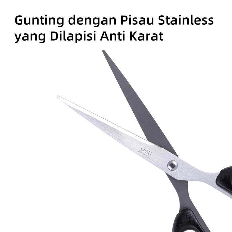 Deli Gunting yang dilapisi anti karat kualitas tahan lama 180mm E6009 - Gambar 4