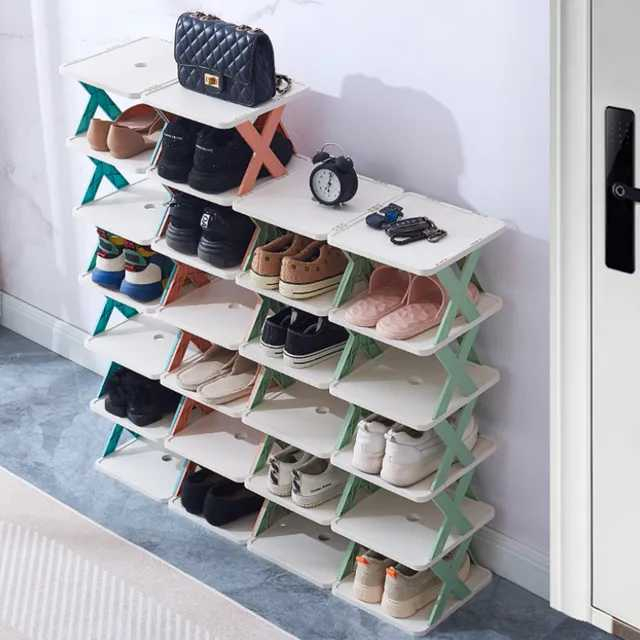 Dreamyhouse Rak Sepatu Sandal 4 Susun Plastik Serbaguna / Tempat Sepatu 5 Susun Murah - Gambar 4