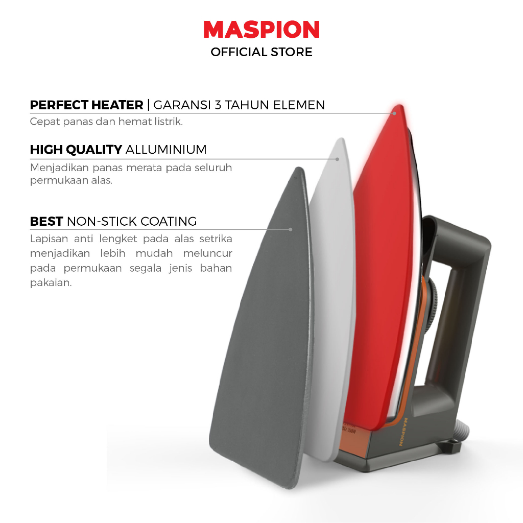 Maspion Setrika Automatic Iron HA-110 - Gambar 4