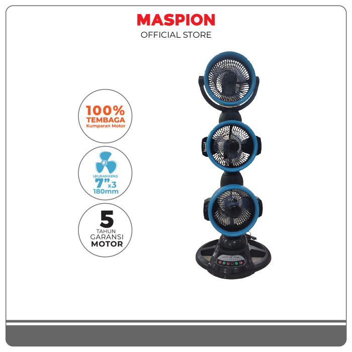 Maspion Tower Fan Kipas Angin Susun 7 Inch TF-7032 S - Gambar 2