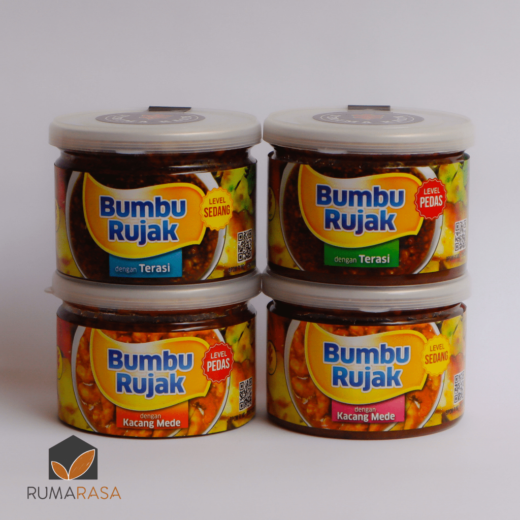 MERAH HAESA Fruit Rujak Seasoning, Cashew Nuts, Shrimp Paste, 150g Cup ...