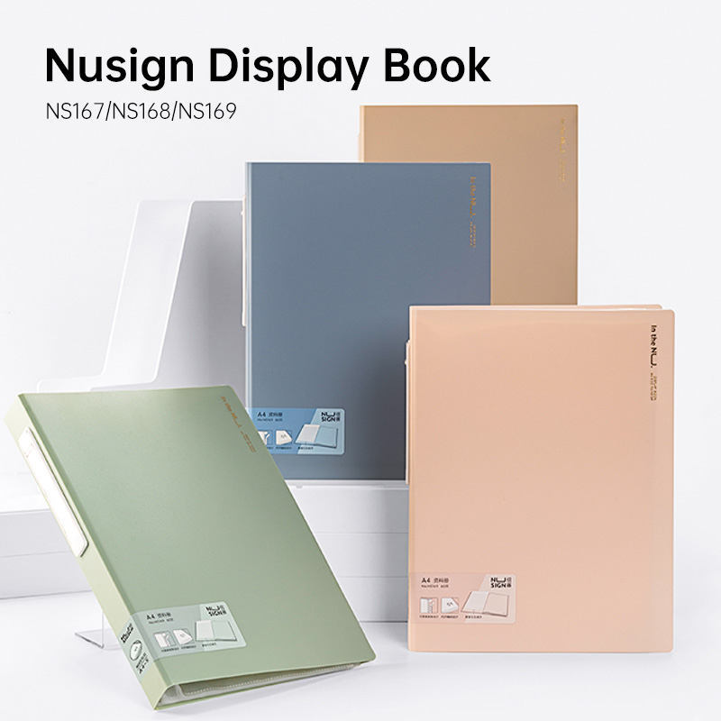 Nusign Display Book / File Map Clear Holder / Document Keeper A4 30 40 60 Slot NS16X - Gambar 3