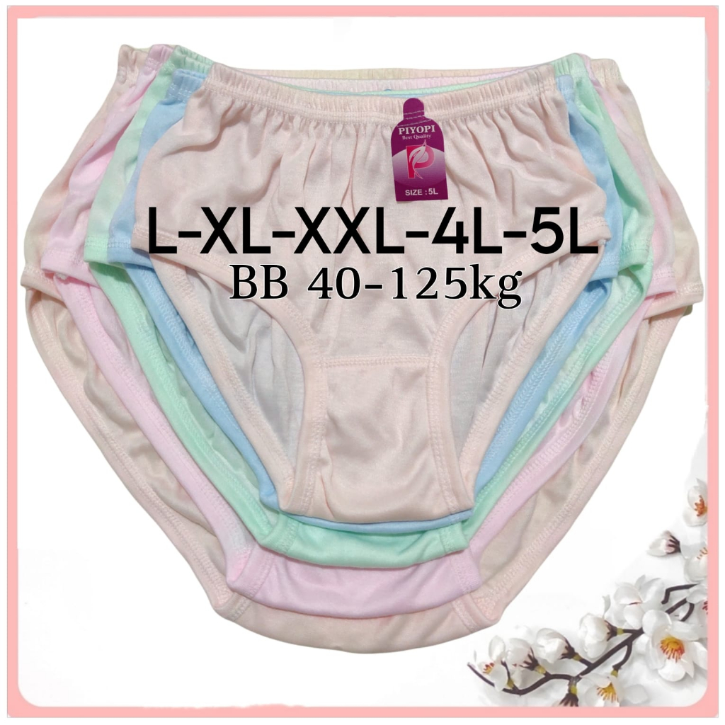 KATUN Panties Jumbo Big Size 6pcs/12pcs CD Panties Adult Women 5L 4L