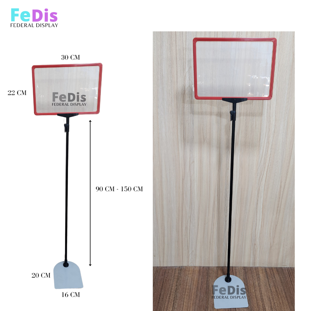 Supermarket DISPLAY FLOOR STAND DISPLAY STAND BANNER For MINIMARKET