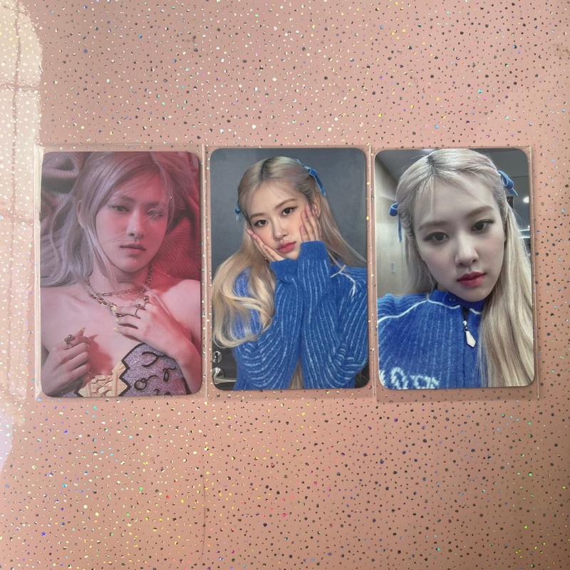 Rose Blackpink Photocard Official -R- Ktown4u Set | Shopee Singapore