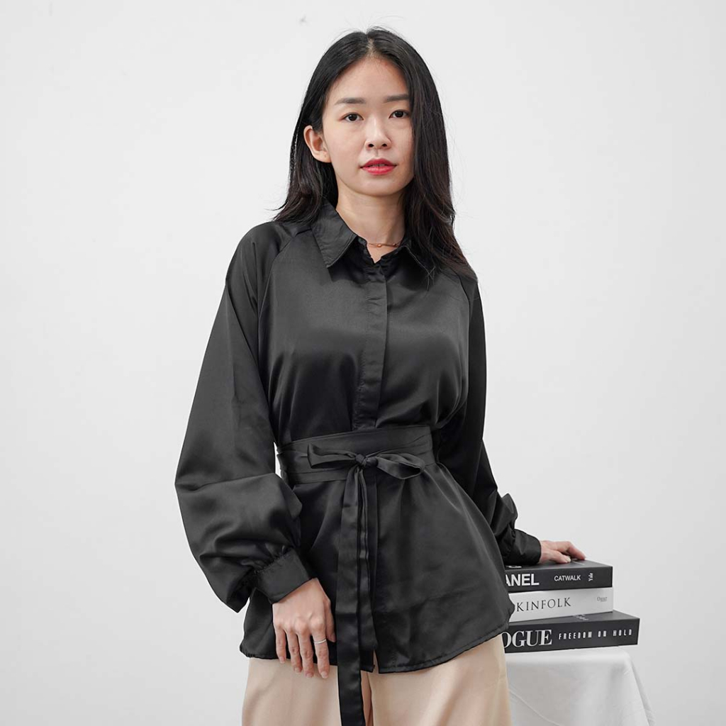Michael's Collection - Blouse De Luna Neutral Colour - Gambar 2
