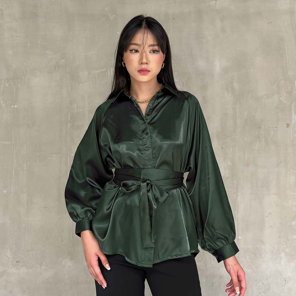 Michael's Collection - Blouse De Luna Neutral Colour - Gambar 3