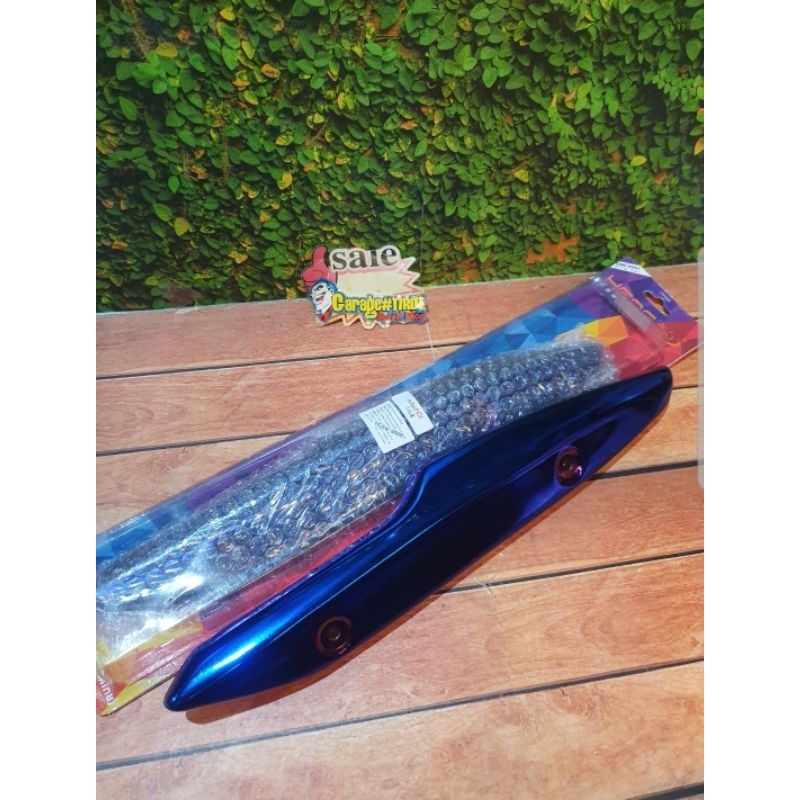 List Of Exhaust Shield Honda PCX 150 CBU Stainles Bluemoon Original ...