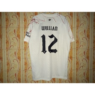 Adidas Arsenal Away Shirt 2021-22 with Willian 12 Printing