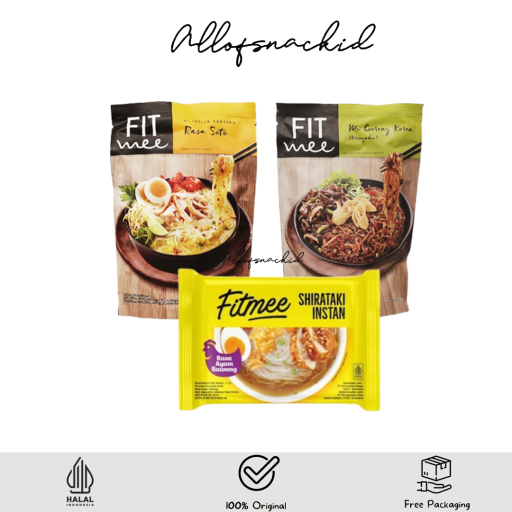 Fitmee - Konyaku Instant Noodles - Shirataki Noodles - Shirataki Noodles -  Konyaku Mi | Shopee Singapore