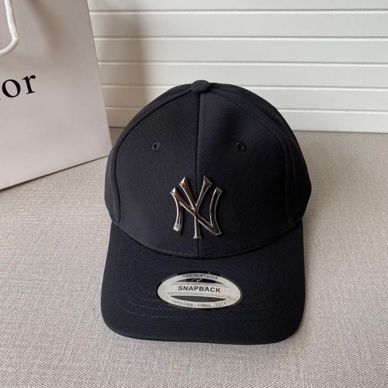 Ny metal logo caps premium import Hats, Men's And Women's fashion Hats