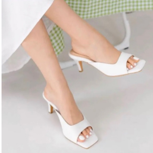 White heels in store sale