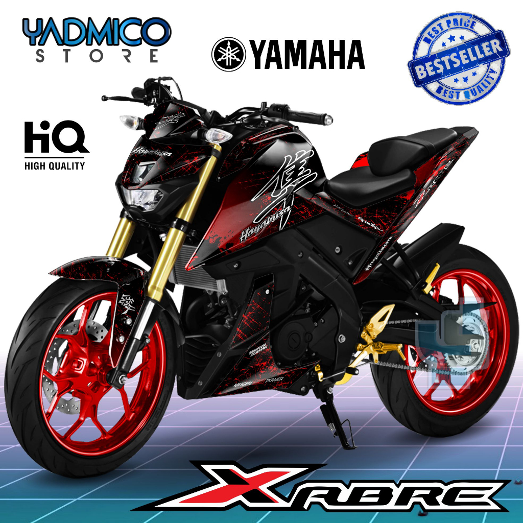 Xabre Full Body Decal - Yamaha Xabre Full Body Motorcycle Sticker ...