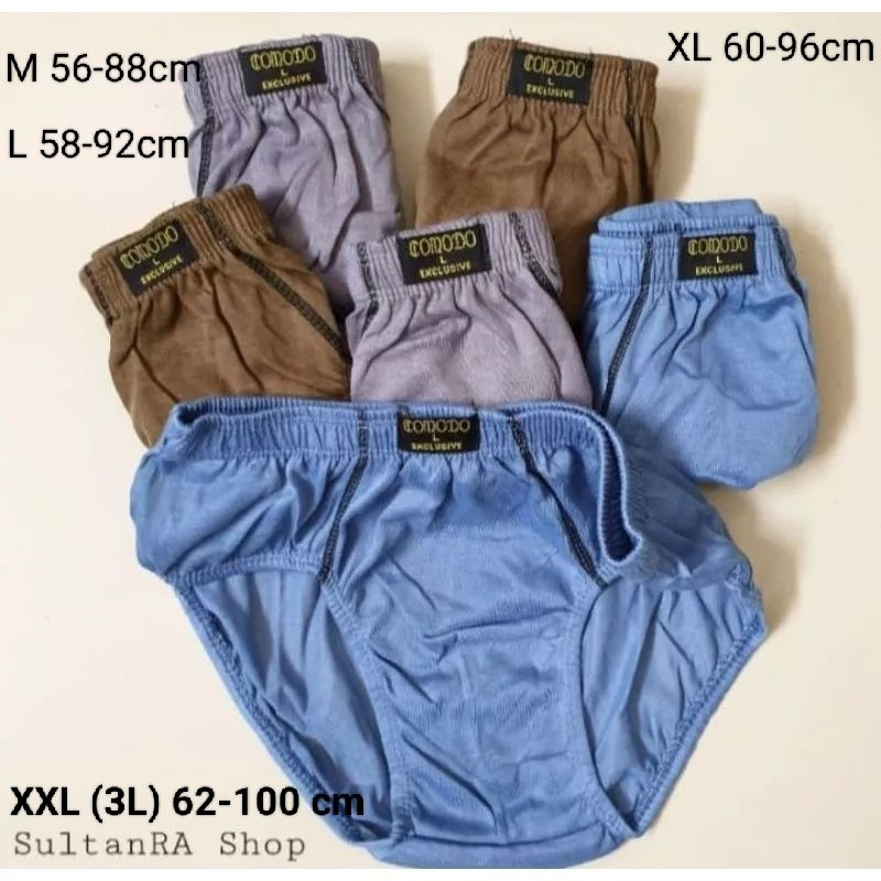 6 PCS Comodo Men's Underwear DOZENS / Kareshi / M, L, XL, XXL 212 210 ...