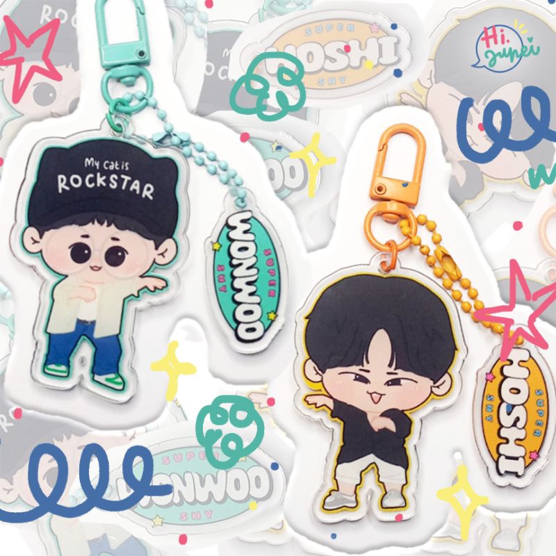 Super Shy Keychain Wonwoo Hoshi | Shopee Singapore