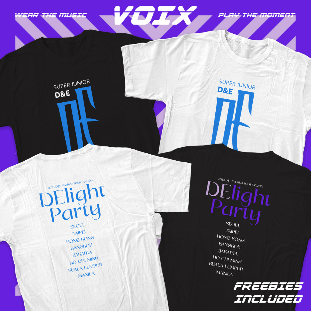 superjunior ドンヘ　ツアーTシャツ DElight Party SUPER JUNIOR 2023 D&E FANCON World Tour DElight PARTY 1st