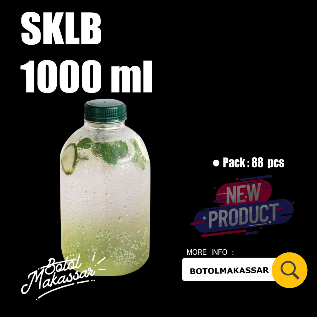 One Liter Bottle (1 Liter) SKLB Model (contents: 10 pcs) | Shopee Singapore
