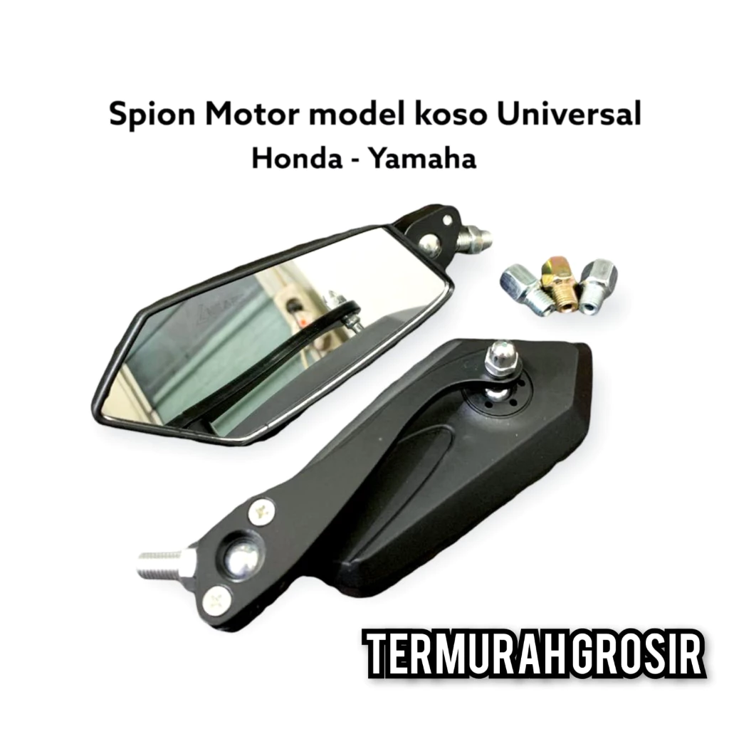 Spion Koso Segilima Universal Vario Beat Mio Scoopy Fino Supra Nmax Pcx Jupiter Vega Mxking F1zr Lexi Aerox Vixion Dll Ori Import Harga Grosiran Termurah Grosir - Gambar 3