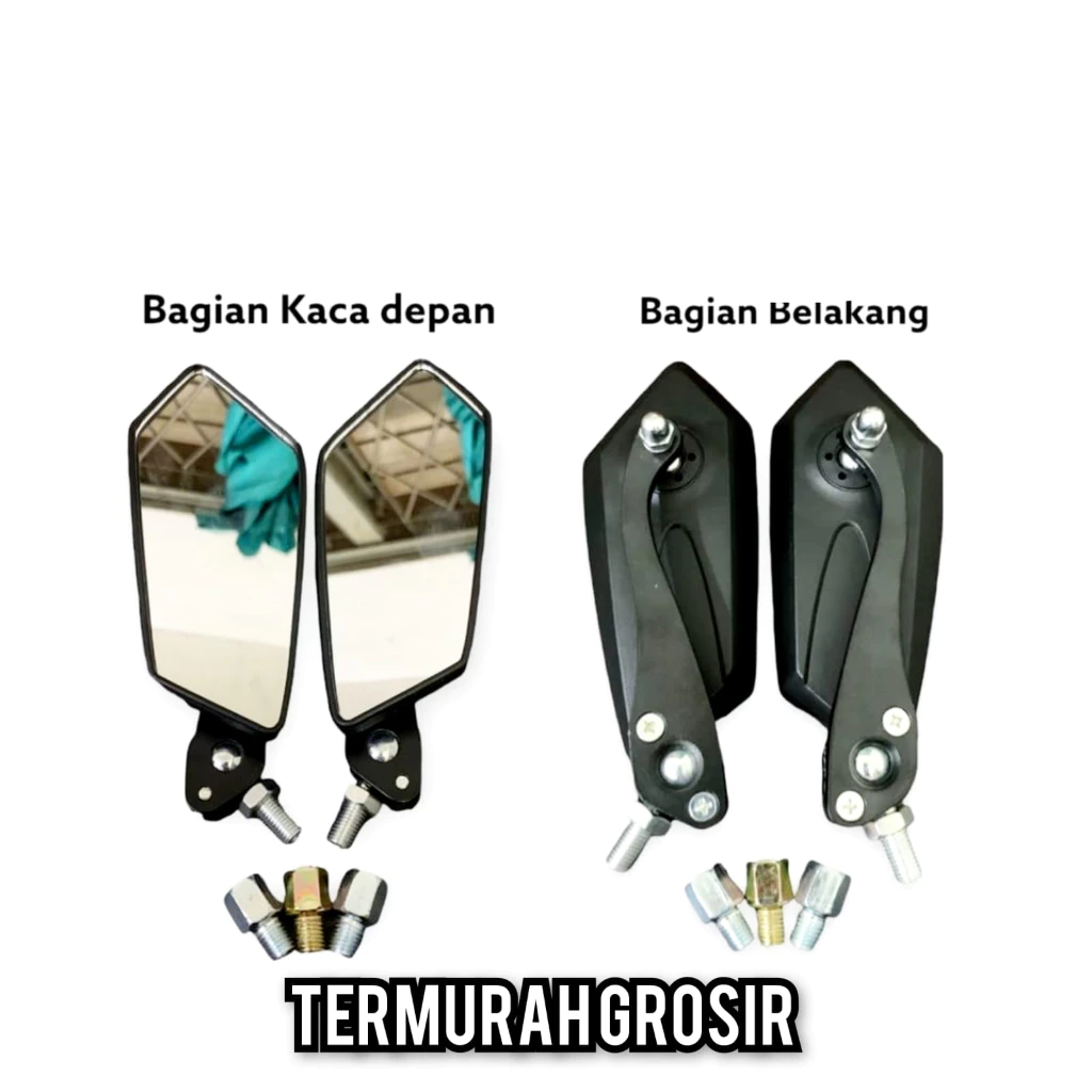 Spion Koso Segilima Universal Vario Beat Mio Scoopy Fino Supra Nmax Pcx Jupiter Vega Mxking F1zr Lexi Aerox Vixion Dll Ori Import Harga Grosiran Termurah Grosir - Gambar 4