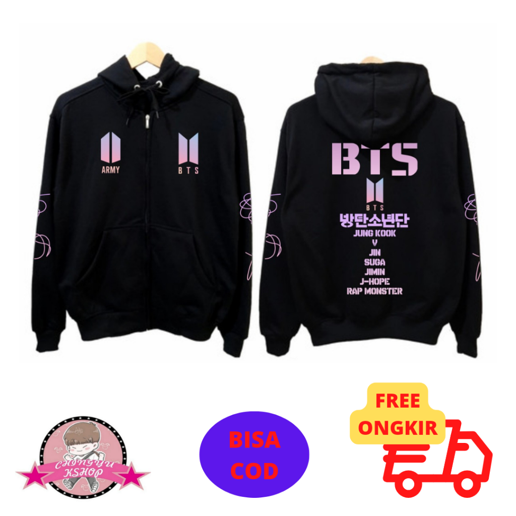 HAIZIVS Kpop BTS Unisex Hoodie BTS World Tour Cheer Clothing Sweater  Fashion Sport Pullover Sweatshirt for BTS Fans