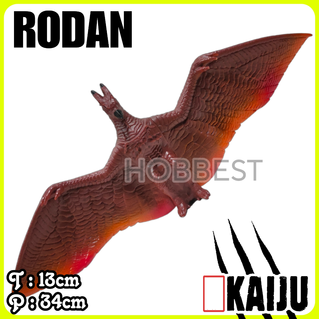 Rodan - Action Figure Godzilla Kaiju Miniature Ultraman Monster Toy ...