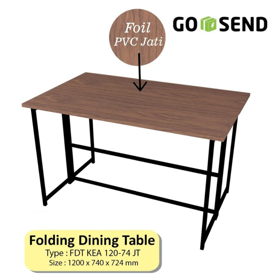 Folding Dining Table Multipurpose Table Iron leg Table Folding Dining ...